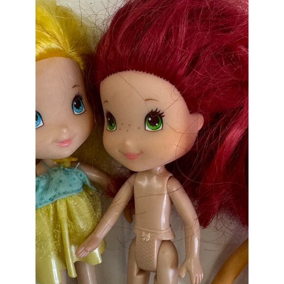 Strawberry Shortcake Friends Lot Of 3 Dolls (Strawberry, Lemon, Unknown) - Picture 3 of 6